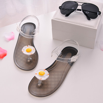 Sandale de dama interesante cu decor 3D in mai multe culori