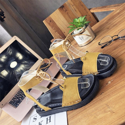 Sandale de dama moderne cu platforma joasa in trei culori