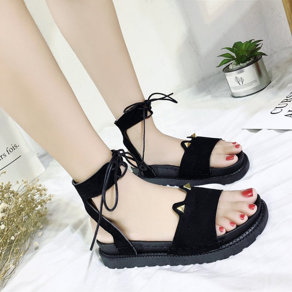 Sandale de dama moderne cu platforma joasa in trei culori