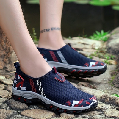 Καλοκαιρινά παπούτσια πεζοπορίας με καμουφλάζ διακόσμηση σε διάφορα χρώματα, κατάλληλο για γυναίκες και άνδρες