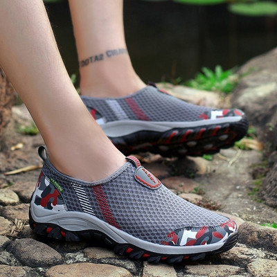 Καλοκαιρινά παπούτσια πεζοπορίας με καμουφλάζ διακόσμηση σε διάφορα χρώματα, κατάλληλο για γυναίκες και άνδρες