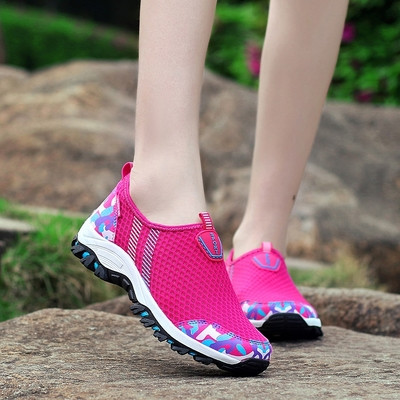 Καλοκαιρινά παπούτσια πεζοπορίας με καμουφλάζ διακόσμηση σε διάφορα χρώματα, κατάλληλο για γυναίκες και άνδρες