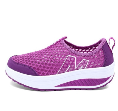 Tenisi sport dama respirabili cu talpa inalta