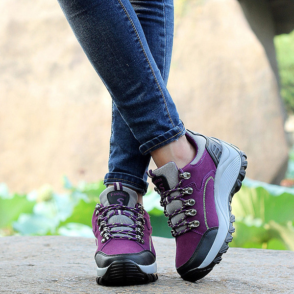 Pantofi confortabili de dama pentru drumetii in doua culori