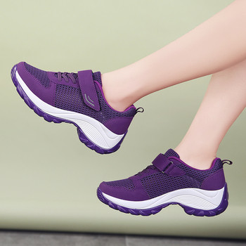 Удобни летни дамски спортни обувки в четири цвята