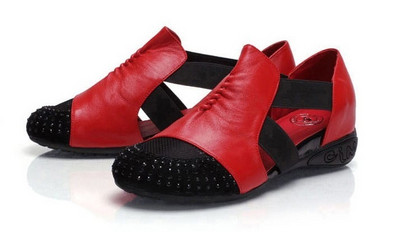 Sandale de dama inchise cu plasa in mai multe culori