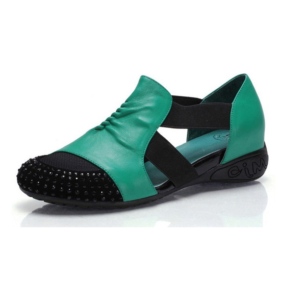 Sandale de dama inchise cu plasa in mai multe culori