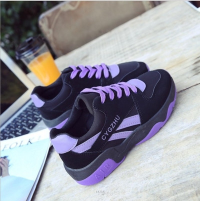 Γυναικεία αθλητικά πάνινα παπούτσια με επιγραφή σε τρία χρώματα