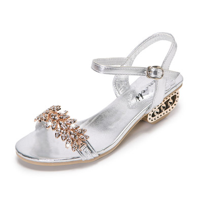 Sandale de dama cu pietre decorative si interesante toc jos