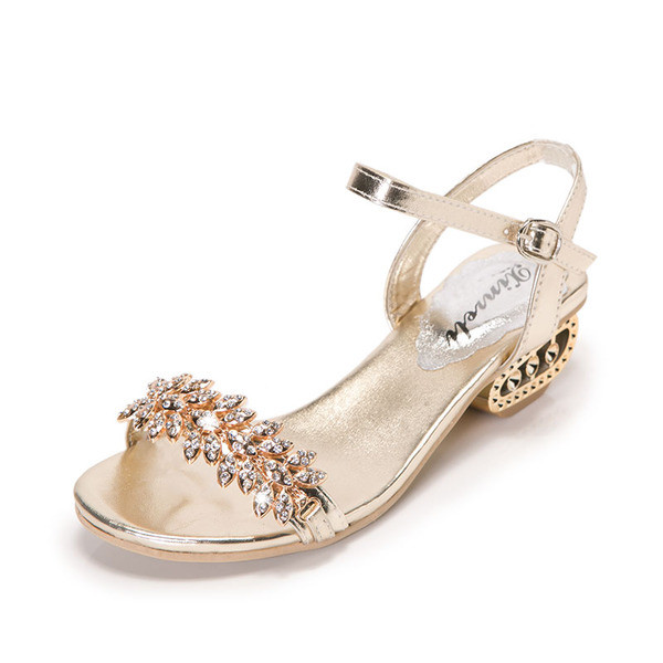 Sandale de dama cu pietre decorative si interesante toc jos