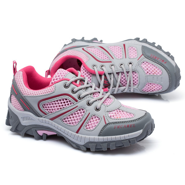 Cizme de drumeție de vară cu plasă în patru culori potrivite pentru femei și bărbați