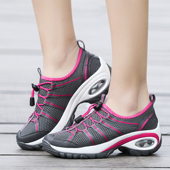 Άνετα γυναικεία αθλητικά παπούτσια σε τρία χρώματα