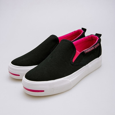 Дамски ежедневни платнени кецове в три цвята