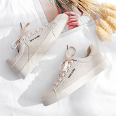 Дамски ежедневни кецове на равна подметка в три цвята