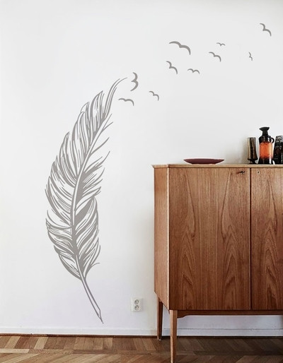 Decor de perete potrivit pentru living si sufragerie in diferite modele