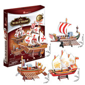 3D παζλ πλοίο σε 70 μέρη