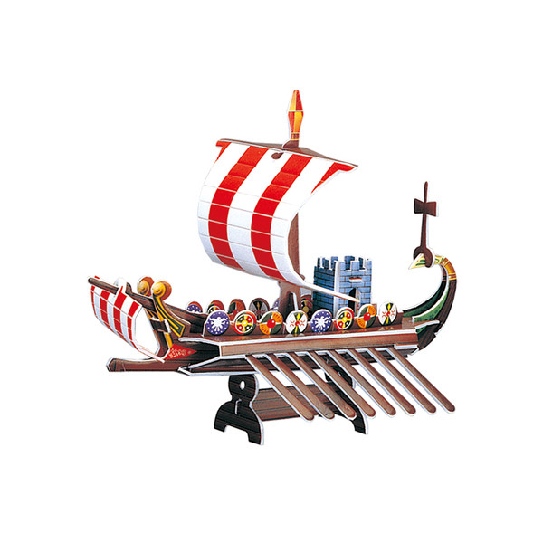 3D παζλ πλοίο σε 70 μέρη