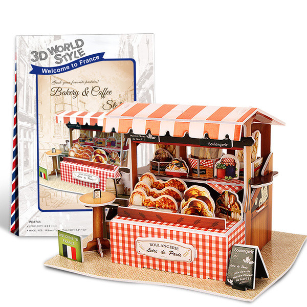 3D παζλ από 37 μέρη σε τέσσερα μοντέλα