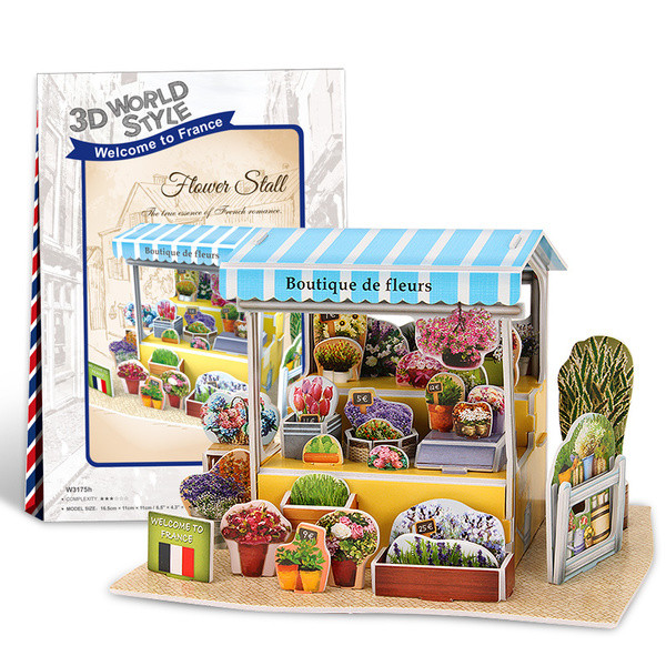 3D παζλ από 37 μέρη σε τέσσερα μοντέλα