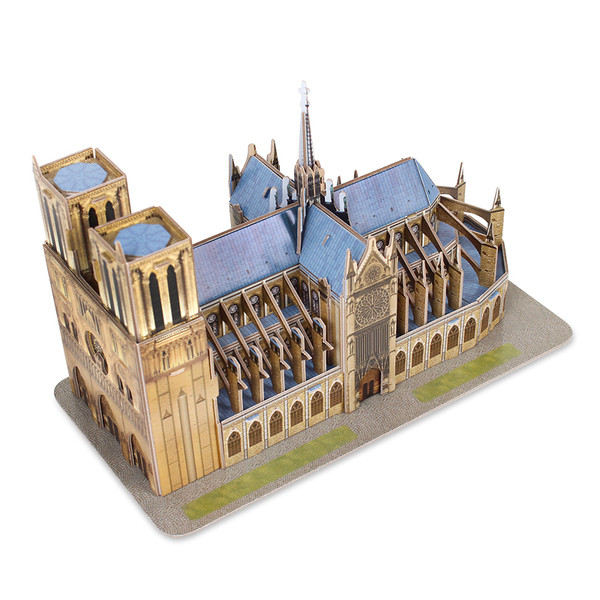 3D пъзел Нотр Дам в Париж от 53 части