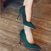 Κομψά σουέτ γυναικεία παπούτσια