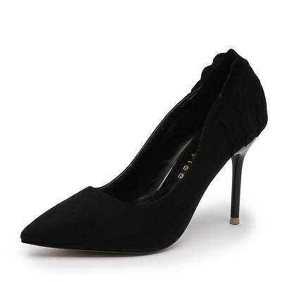 Κομψά σουέτ γυναικεία παπούτσια