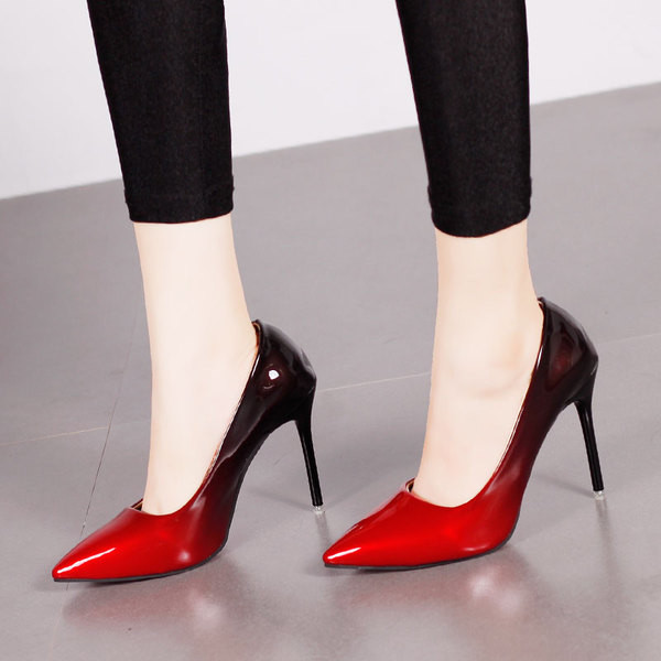 Pantofi eleganti de dama in culoare irizata