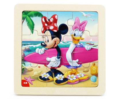 Παιδικό παζλ από χαρτόνι 9 κομματιών με κινούμενα σχέδια