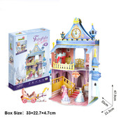 3D παζλ με 81 κομμάτια με πριγκίπισσες