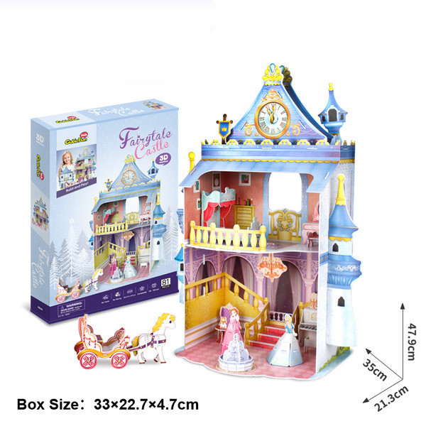 3D παζλ με 81 κομμάτια με πριγκίπισσες