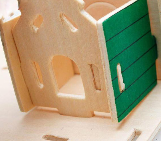 3D-s kis puzzle különböző modellekben