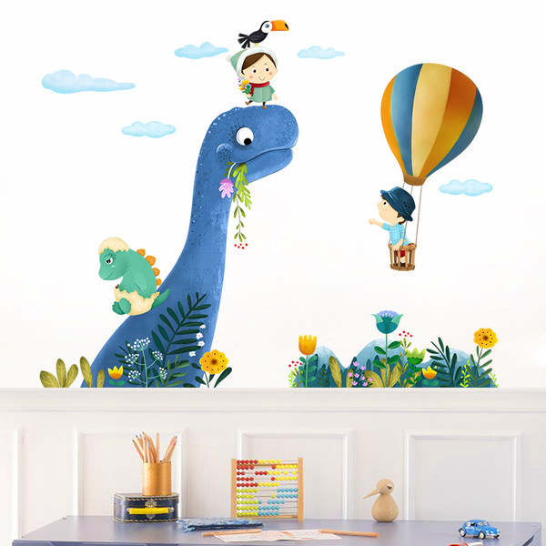  Забавни детски стикери динозавър 