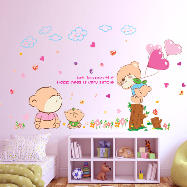 Сладки детски стикери мечета 