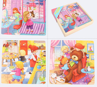 Пъзел от 49 парчета в различни модели