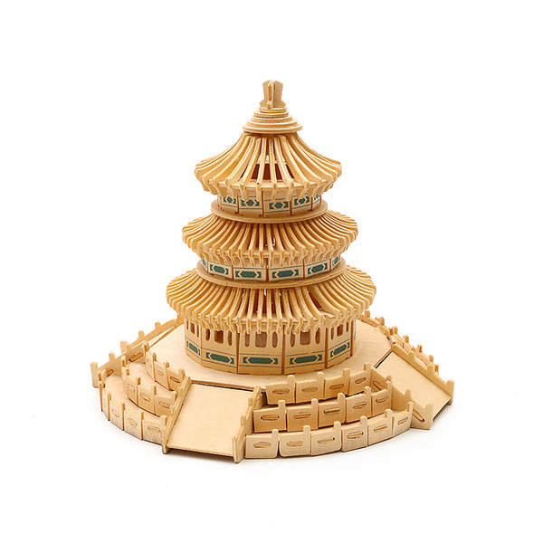 Триизмерен дървен пъзел от 265 части 