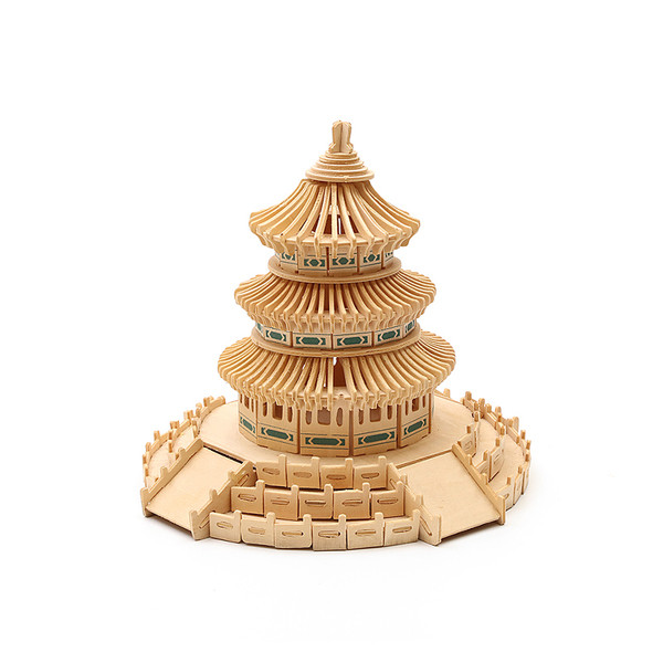 Триизмерен дървен пъзел от 265 части 