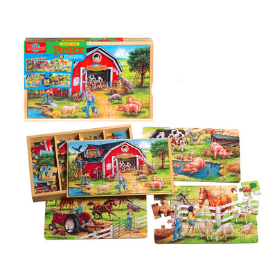 Пъзел от 24 части в пет модела