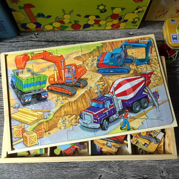 Пъзел от 24 части в пет модела