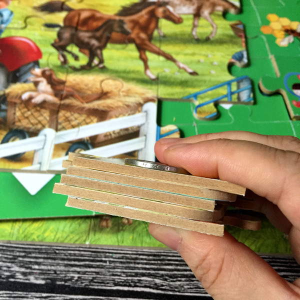 Пъзел от 24 части в пет модела