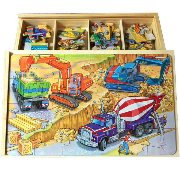 Пъзел от 24 части в пет модела