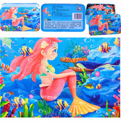 Пъзел в кутия от 100 парчета с различни картини