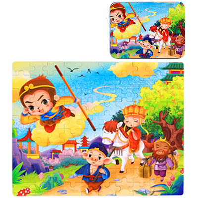 Пъзел в кутия от 100 парчета с различни картини