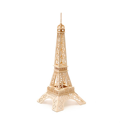 3D fa puzzle 73 részből - az Eiffel-torony