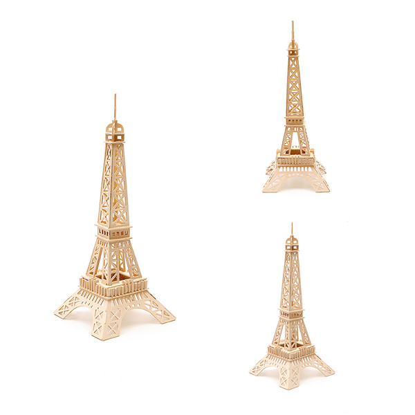 3D ξύλινο παζλ με 73 κομμάτια - τον Πύργο του Άιφελ