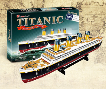 3D пъзел от 35 части - Титаник