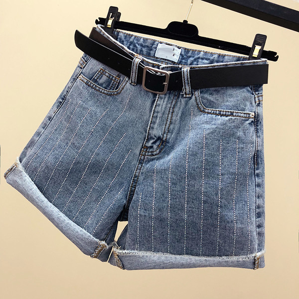 Къси дамски панталони с висока талия