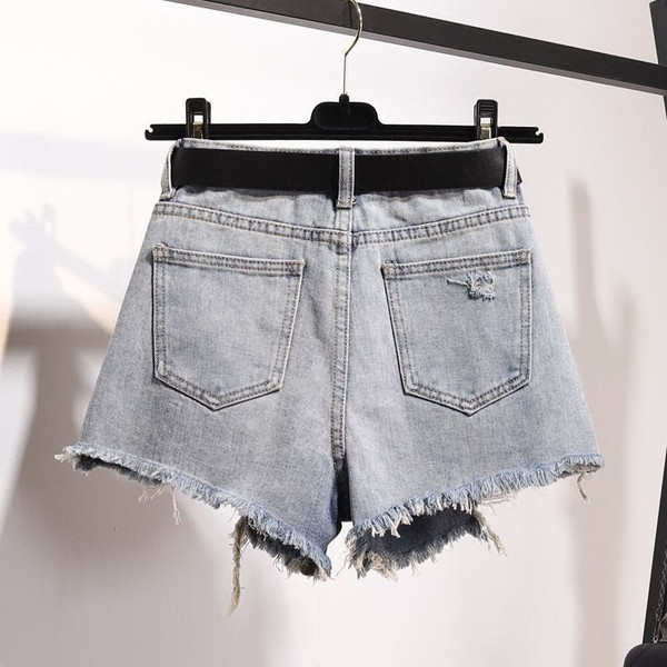 Pantaloni dama rupti cu talie inalta in doua culori