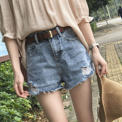 Γυναικεία σχισμένα παντελόνια σε δύο χρώματα