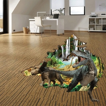 3D Αυτοκόλλητο αυτοκόλλητο για όλες τις επιφάνειες δεινοσαύρων