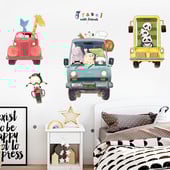 Autocolante de perete pentru copii carucioare